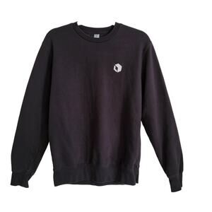 AS Colour Charcoal Grey Cotton Blend Long Sleeve Crewneck Sweater Men’s Size SM